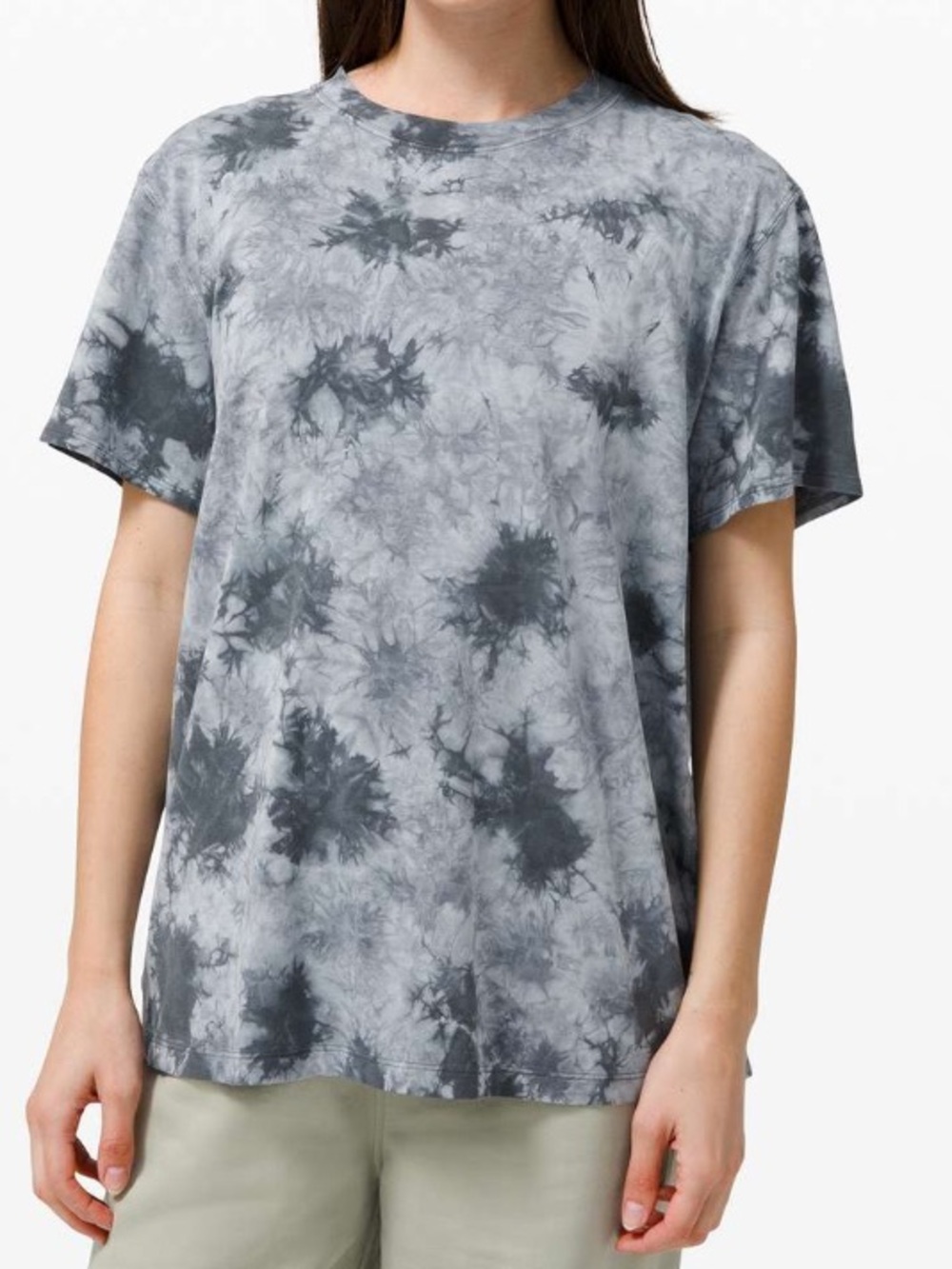 Lululemon All Yours Short Sleeve Tee Earth Dye Stone Tie Dye Tee